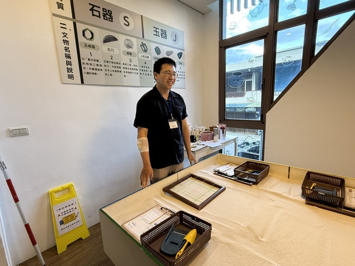 考古沙坑教學示範圖片